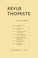 Revue Thomiste 2025, no 04